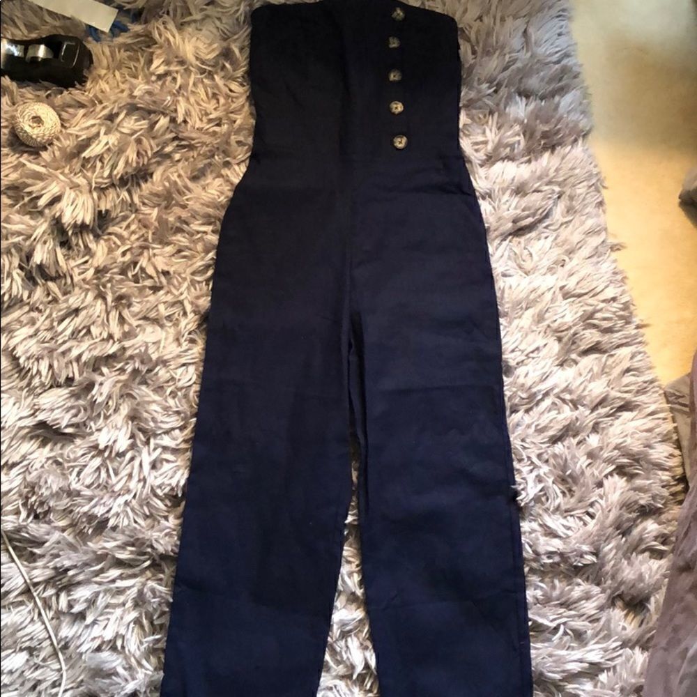 NWT Tilly’s Social Gypsy Button Front jumpsuit XS… - image 3